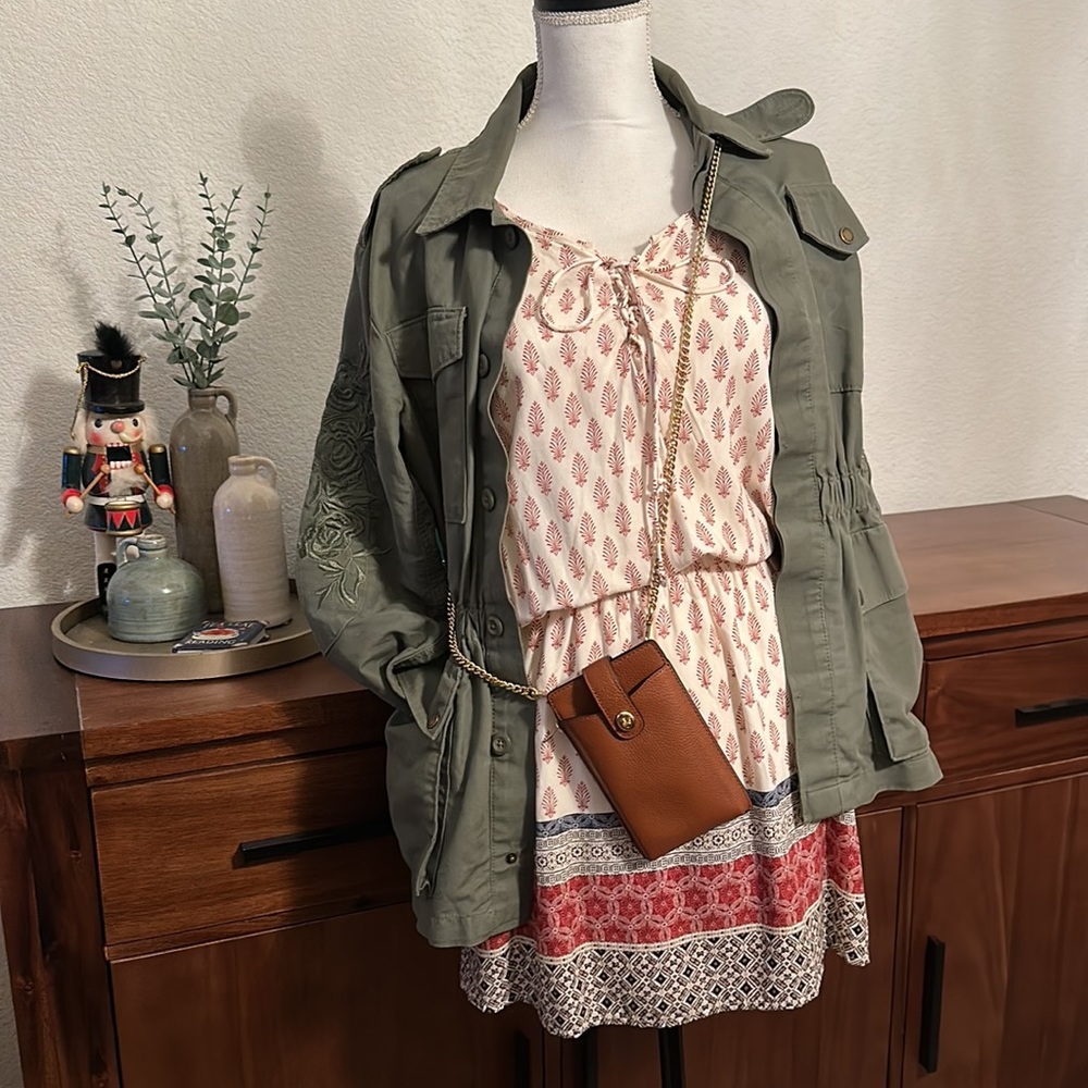 Coach leather phone crossbody